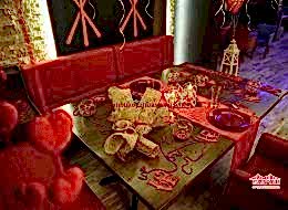 Kumaş Rafya Süsleme Çiçek Süsleme Evlenme Teklifi Organizasyonu İstanbul Organizasyon