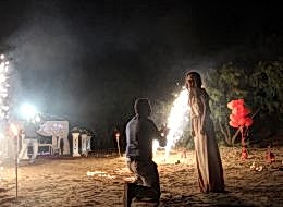 Bodrum Kumsalda Sürpriz Evlenme Teklifi Organizasyonu Evlenme Teklifi Anı