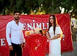 Evlenme Teklifi Organizasyonu Bistro Masa Süsleme