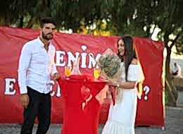 Sürpriz Evlenme Teklifi Organizasyonu Alaçatı