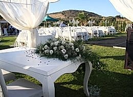 Nikah Masası Çiçek ve Tül Süsleme Hizmeti İstanbul Organizasyon