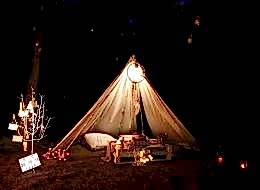 Su Kargısı Üçgen Çadır ve Masa Süsleme İstanbul