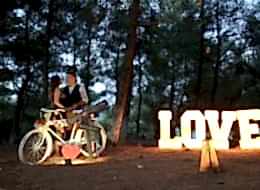 Dekoratif Bisikletle Süsleme Evlenme Teklifi Organizasyonu İstanbul