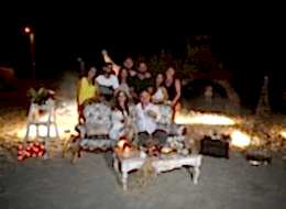 Vintage Koltuk Dekorla Florya Sahilde Evlenme Teklifi Organizasyonu