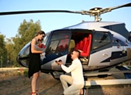 Evlilik Teklifi Anı ve Helikopterde Evlilik Teklifi Organizasyonu