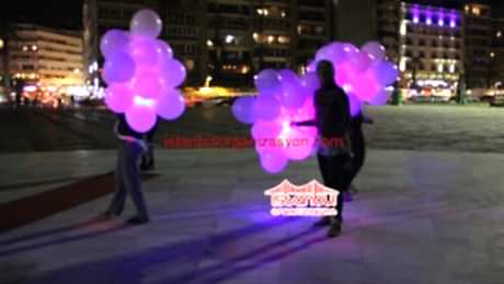 Işıklı Balonlar ve Ledli Uçan Balon İstanbul Organizasyon