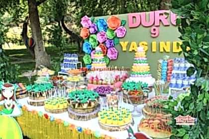 Doğum Günü Organizasyonu Şekerleme Masası Süsleme İstanbul Organizasyon