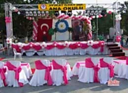 Sahne Kiralama ve Sandalye Süsleme İstanbul Organizasyon