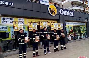 Vs Outlet Reklam ve Pazarlama Aktiviteleri Profesyonel İlan Dağıtımı İstanbul Organizasyon