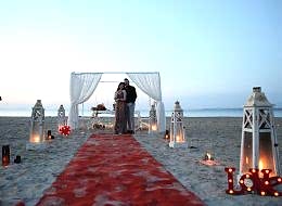 Kumsalda Romantik Evlilik Teklifi Organizasyonu İstanbul Organizasyon