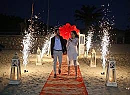 Uçan Balonlar ve Yer Volkanları Gösterisi Eşliğinde Sürpriz Evlilik Teklifi Organizasyonu