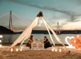 İstanbul Kumsalda Evlilik Teklifi Organizasyonu