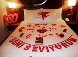 Otel Odası Süsleme Evlilik Teklifi Organizasyonu İstanbul