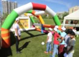 Şut Becerisi Şişme Oyun Parkuru Kiralama