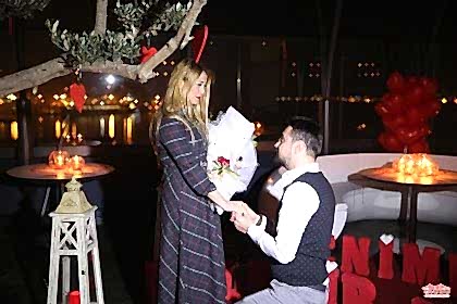 Restoranda Evlilik Teklifi Organizasyonu İstanbul Organizasyon
