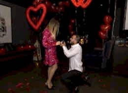 Evlenme Teklifi Anı ve Restoran Süsleme