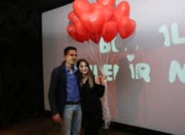 Uçan Balonlar Eşliğinde Sinemada Evlilik Teklifi Organizasyonu İstanbul