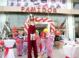 Pamidor Açılış Organizasyonu Tahta Bacak Hizmeti ve Palyaço Temini İstanbul Organizasyon