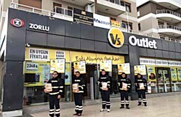 Vestel Yürüyen Reklam Aktivitesi Vestel Yürüyen Reklam Aktivitesi